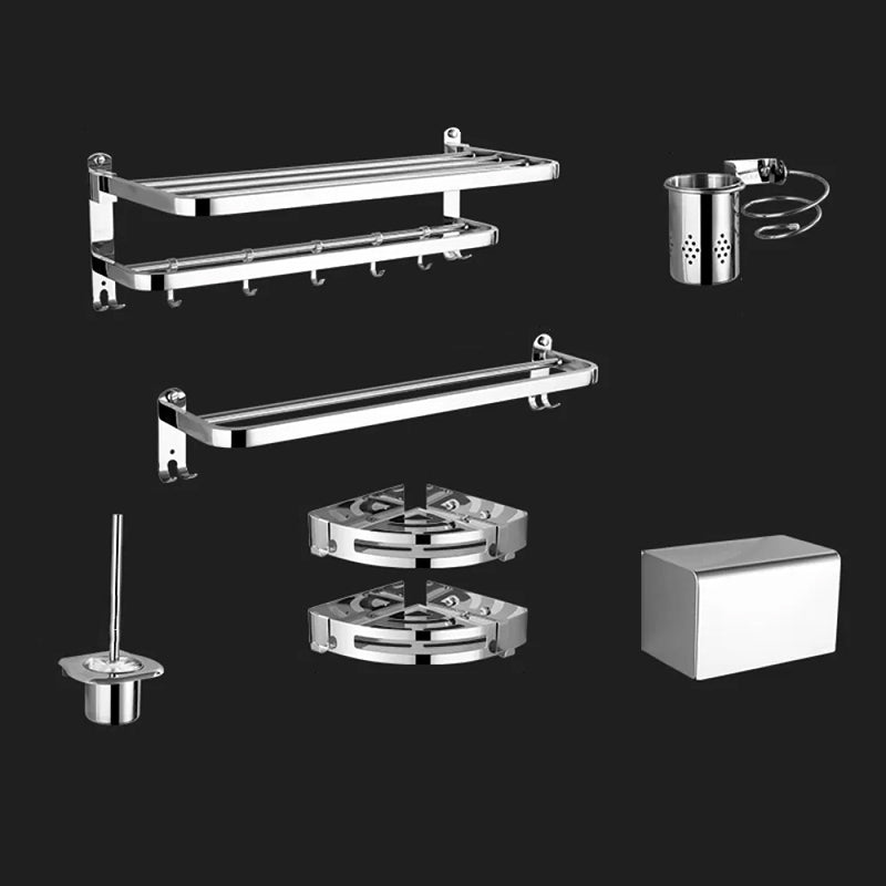 Modern Stainless Steel Bathroom Hardware Towel Bar Bathroom Set