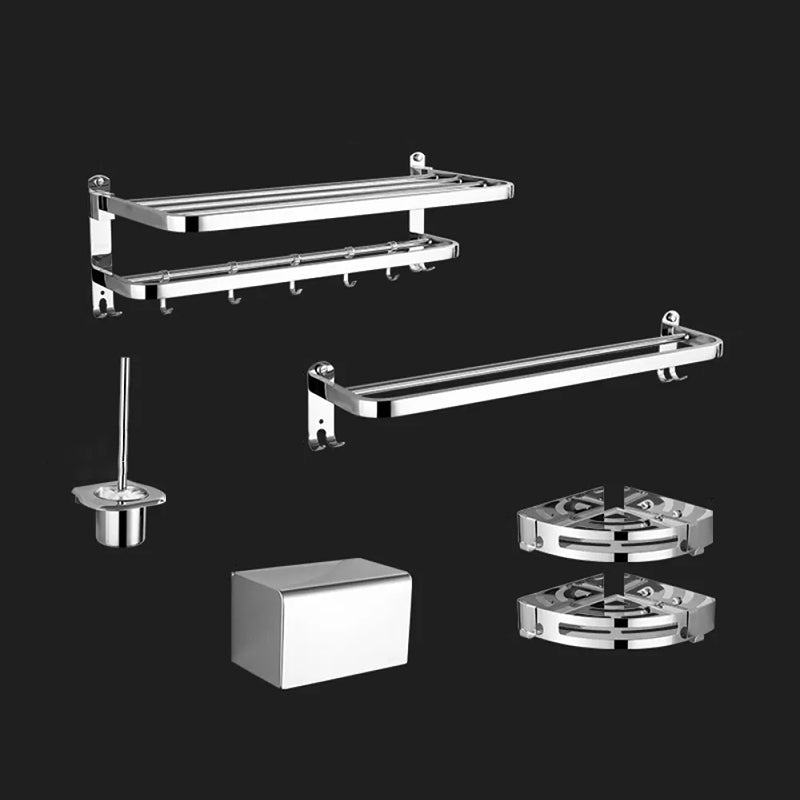 Modern Stainless Steel Bathroom Hardware Towel Bar Bathroom Set