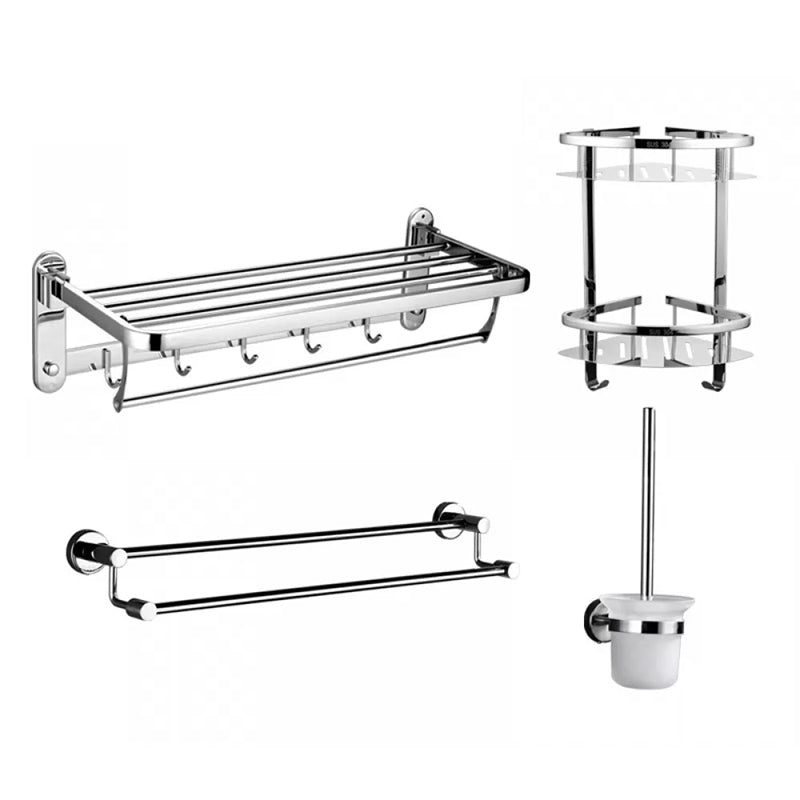 Modern Stainless Steel Bathroom Hardware Towel Bar Bathroom Set