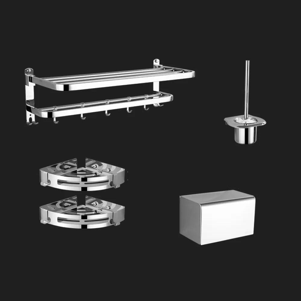 Modern Stainless Steel Bathroom Hardware Towel Bar Bathroom Set