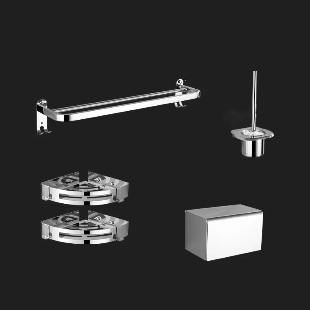 Modern Stainless Steel Bathroom Hardware Towel Bar Bathroom Set