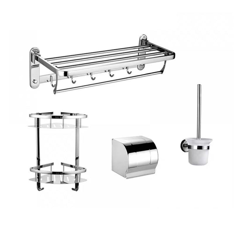 Modern Stainless Steel Bathroom Hardware Towel Bar Bathroom Set