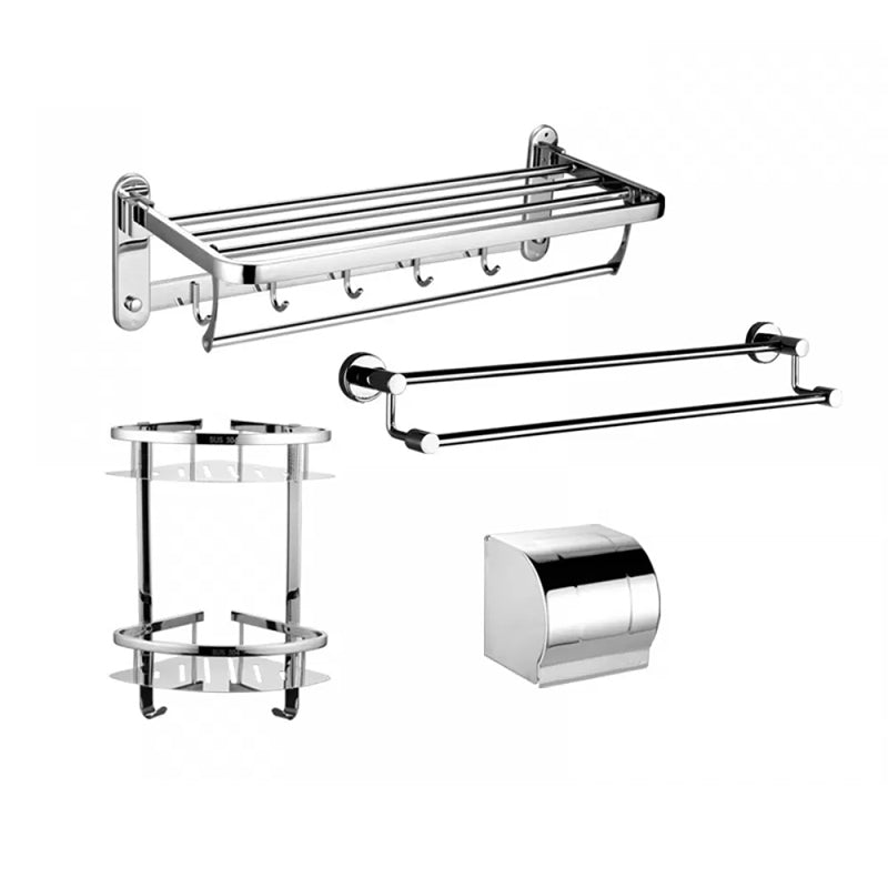 Modern Stainless Steel Bathroom Hardware Towel Bar Bathroom Set