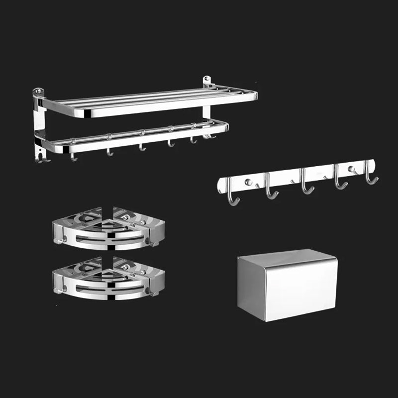 Modern Stainless Steel Bathroom Hardware Towel Bar Bathroom Set