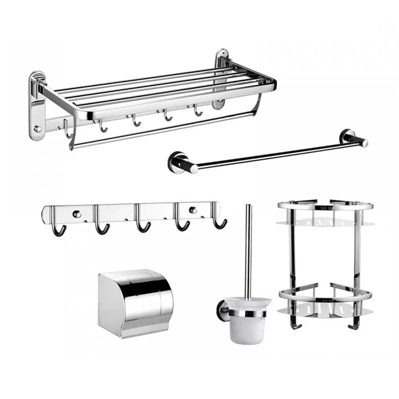 Modern Stainless Steel Bathroom Hardware Towel Bar Bathroom Set