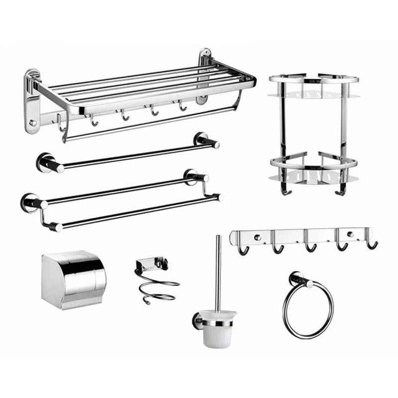 Modern Stainless Steel Bathroom Hardware Towel Bar Bathroom Set