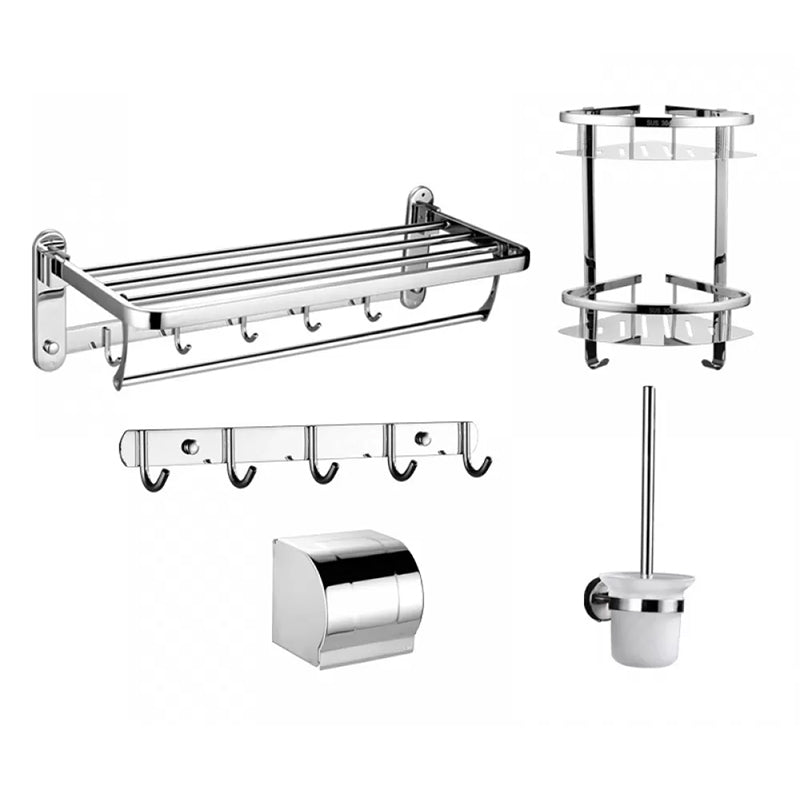 Modern Stainless Steel Bathroom Hardware Towel Bar Bathroom Set