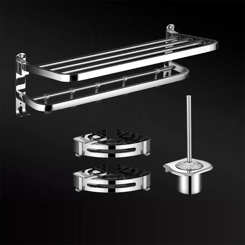 Modern Bathroom Set Stainless Steel Bath Shelf Bathroom Accessory Kit