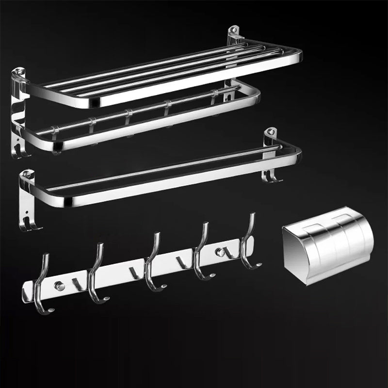 Modern Bathroom Set Stainless Steel Bath Shelf Bathroom Accessory Kit