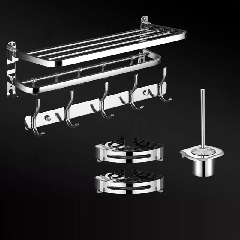 Modern Bathroom Set Stainless Steel Bath Shelf Bathroom Accessory Kit