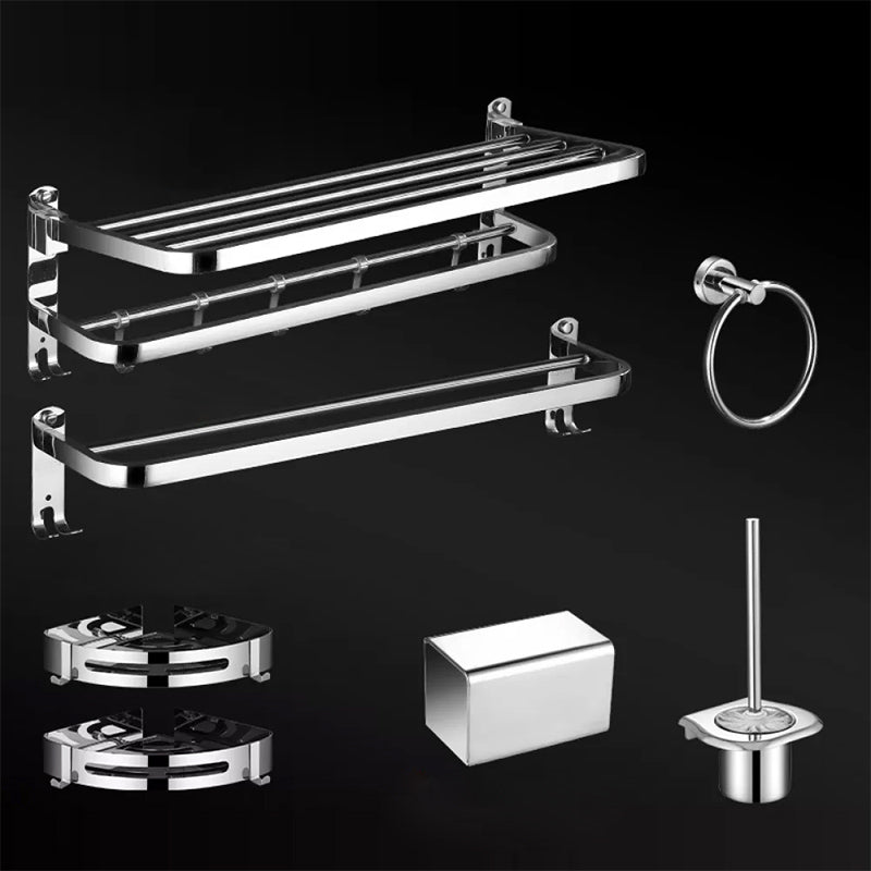 Modern Bathroom Set Stainless Steel Bath Shelf Bathroom Accessory Kit