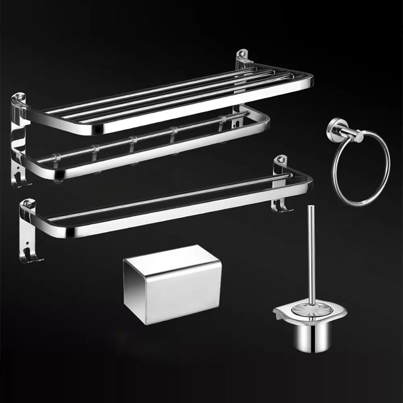 Modern Bathroom Set Stainless Steel Bath Shelf Bathroom Accessory Kit