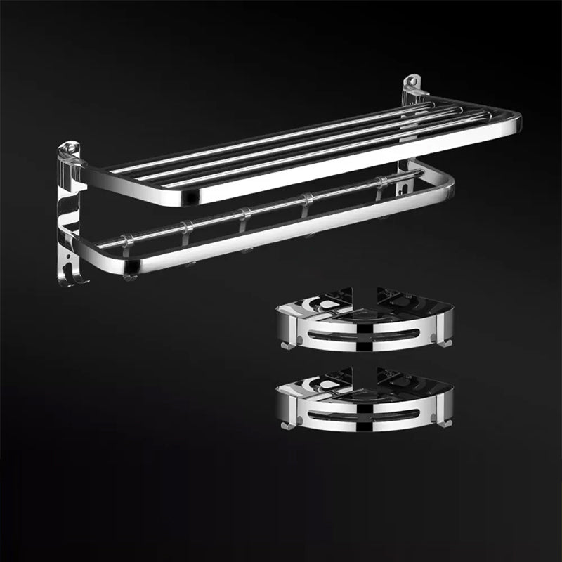 Modern Bathroom Set Stainless Steel Bath Shelf Bathroom Accessory Kit