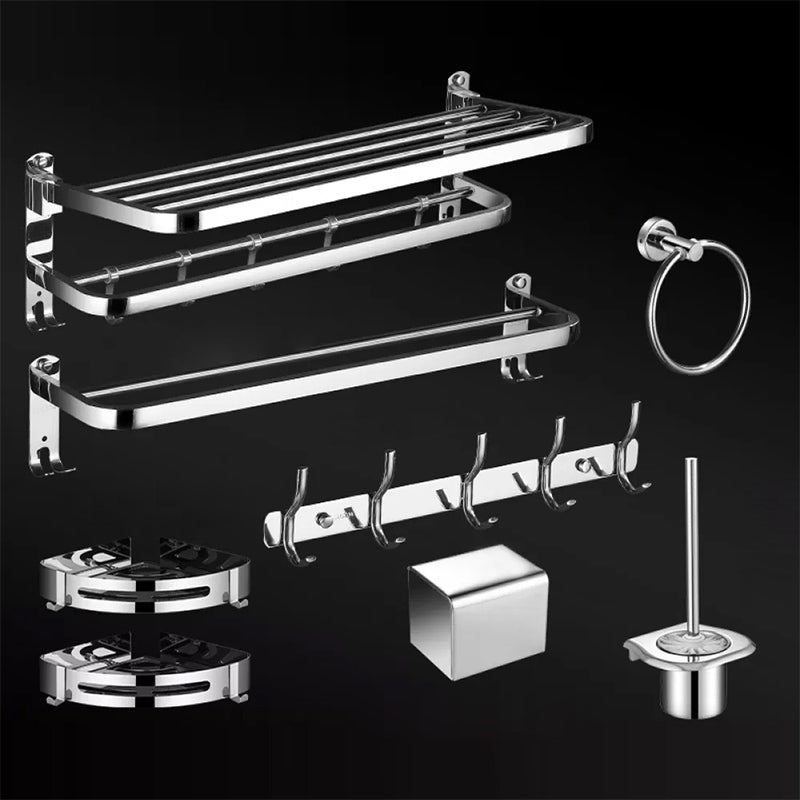 Modern Bathroom Set Stainless Steel Bath Shelf Bathroom Accessory Kit