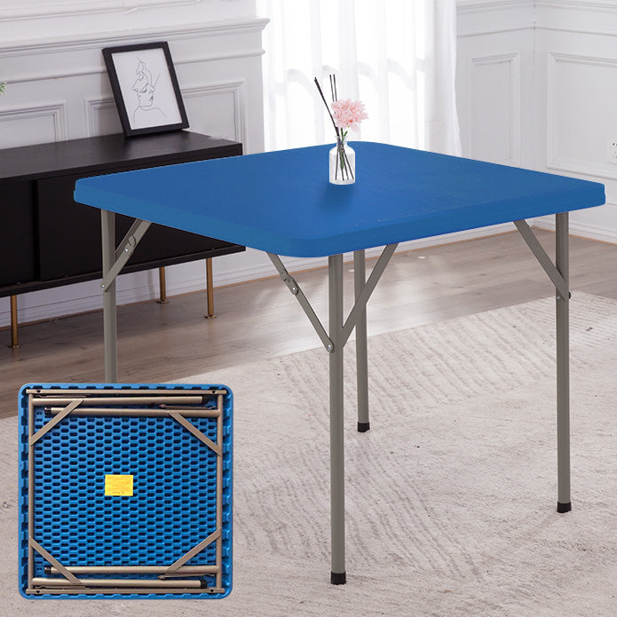 Contemporary Square Dining Table Plastic  Folding Catio Table