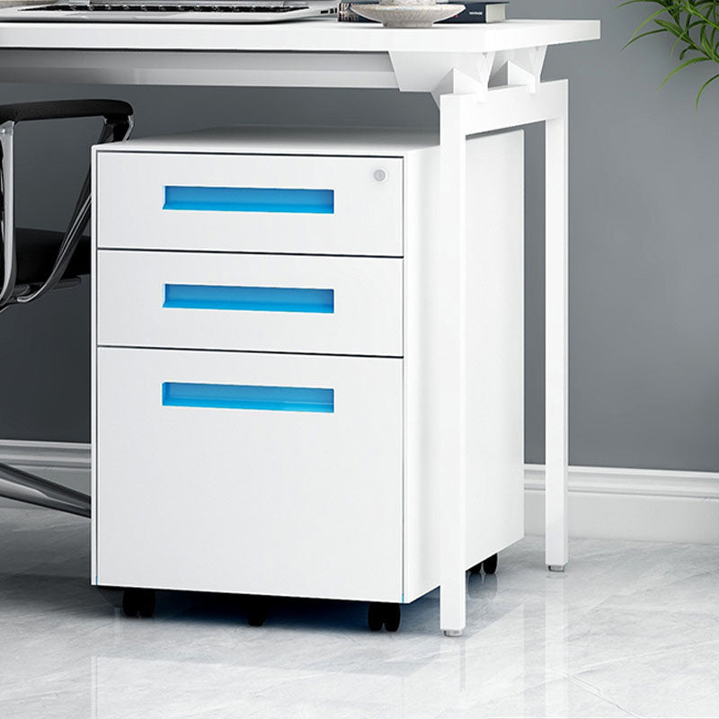 Contemporary File Cabinet Metal Vertical Filing Cabinet for Home Office