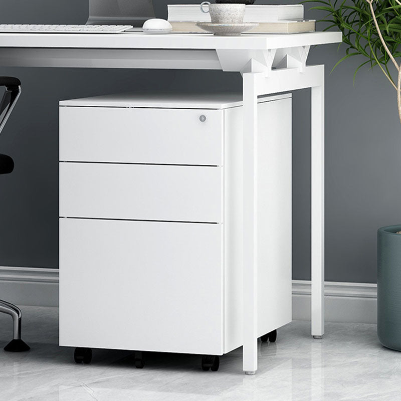 Contemporary File Cabinet Metal Vertical Filing Cabinet for Home Office