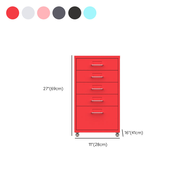 Contemporary Steel Filing Cabinet File Pedestal File Cabinet with Drawers