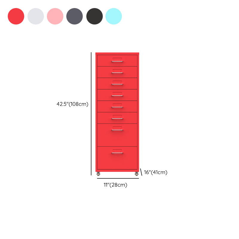 Contemporary Steel Filing Cabinet File Pedestal File Cabinet with Drawers