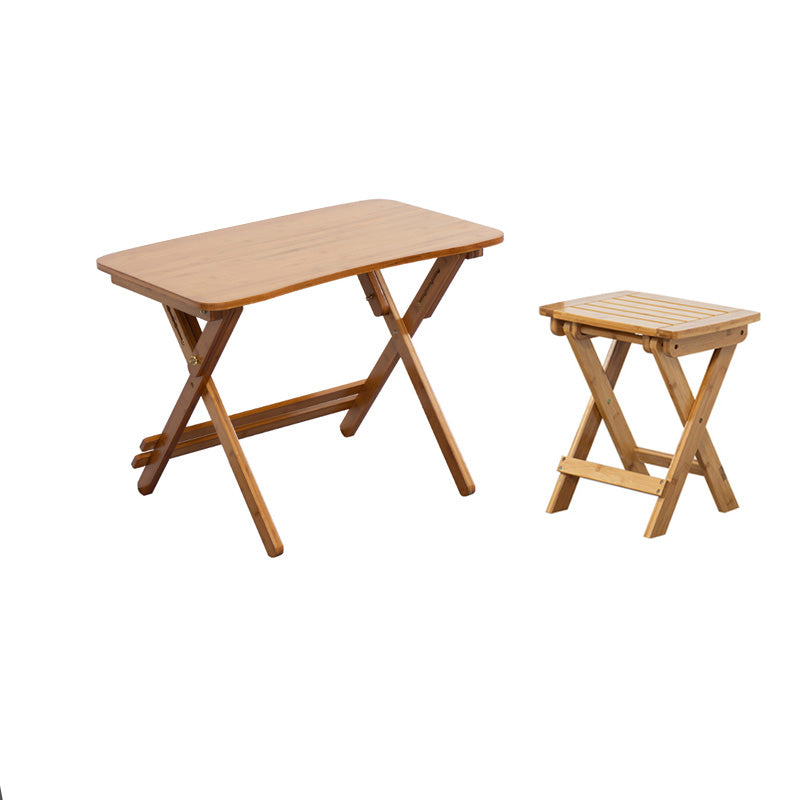 Natural Color Wooden Writing Desk School Home Children's Liftable Study Table