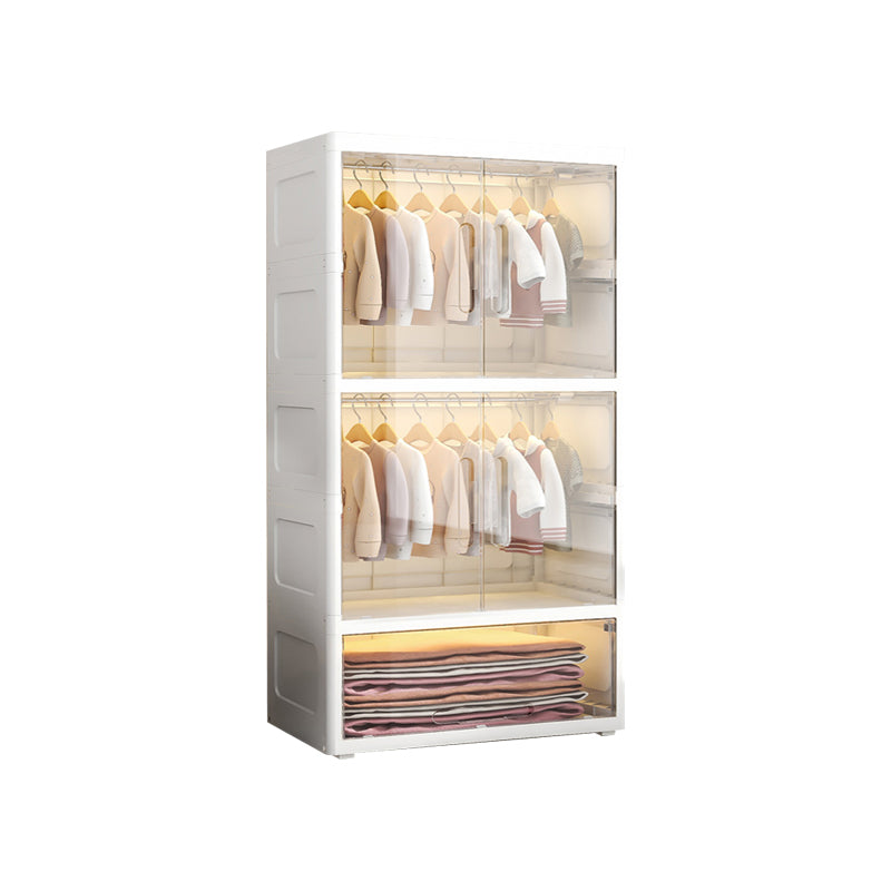 Plastic Youth Armoire Rectangle Kid's Airmoire with Garment Rod