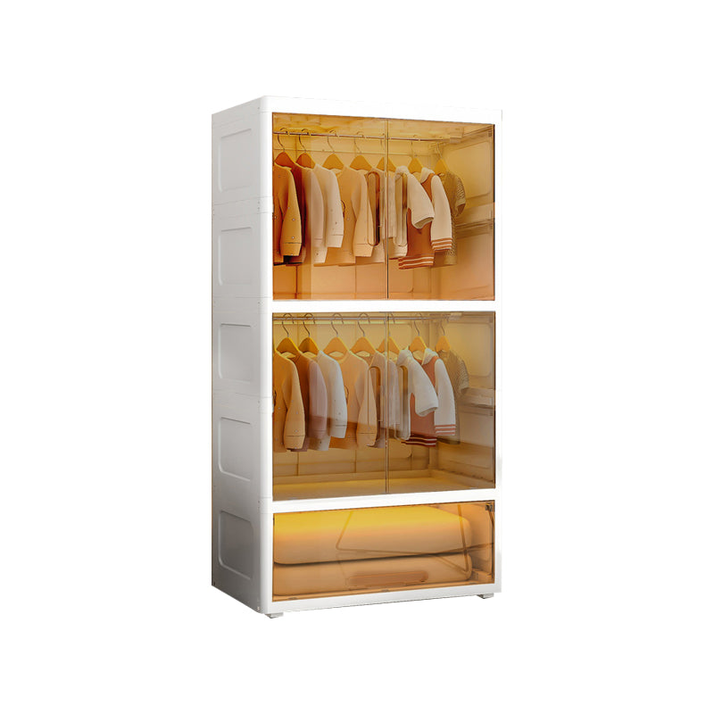 Plastic Youth Armoire Rectangle Kid's Airmoire with Garment Rod