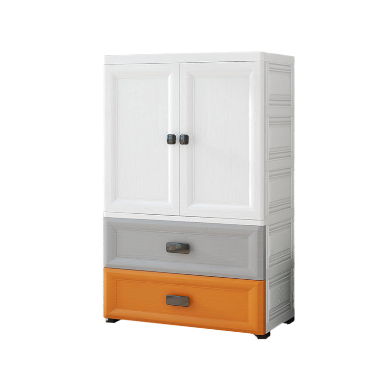 Rectangle Kid's Airmoire Plastic Youth Armoire with Garment Rod