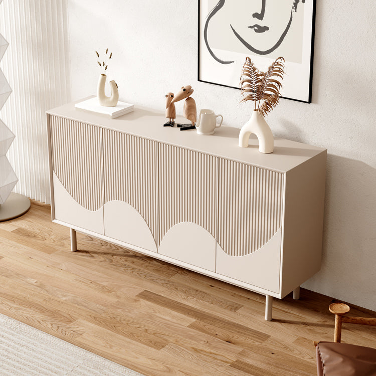 Modern and Contemporary Sideboard Wood Dining Buffet with Cabinets