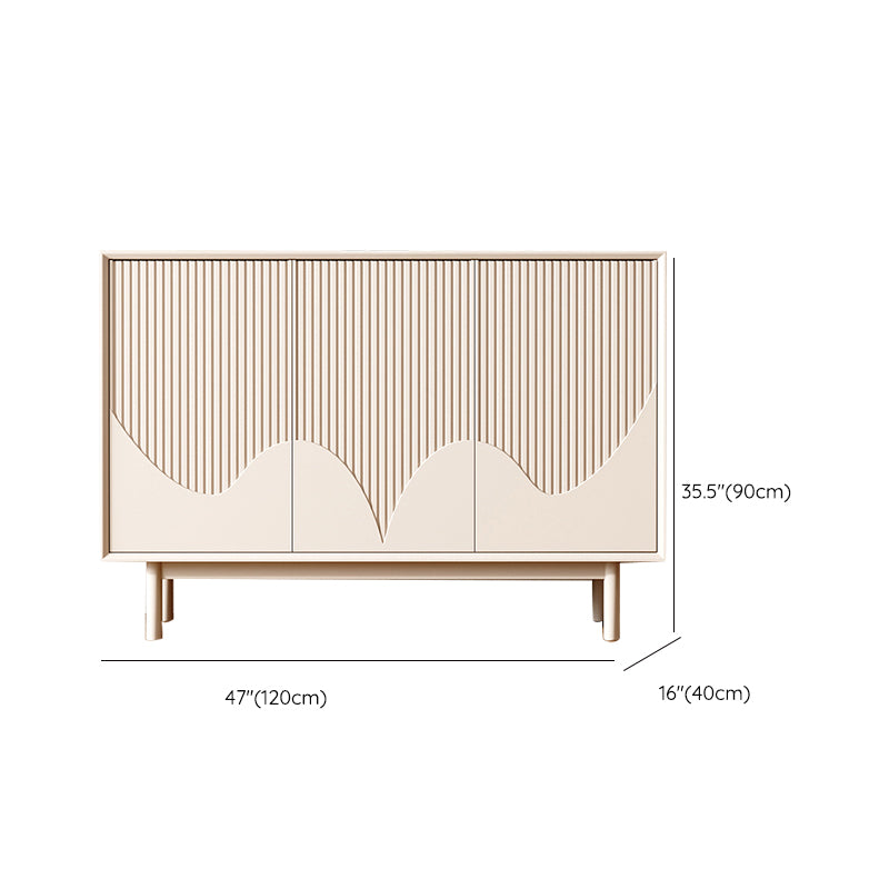 Modern and Contemporary Sideboard Wood Dining Buffet with Cabinets