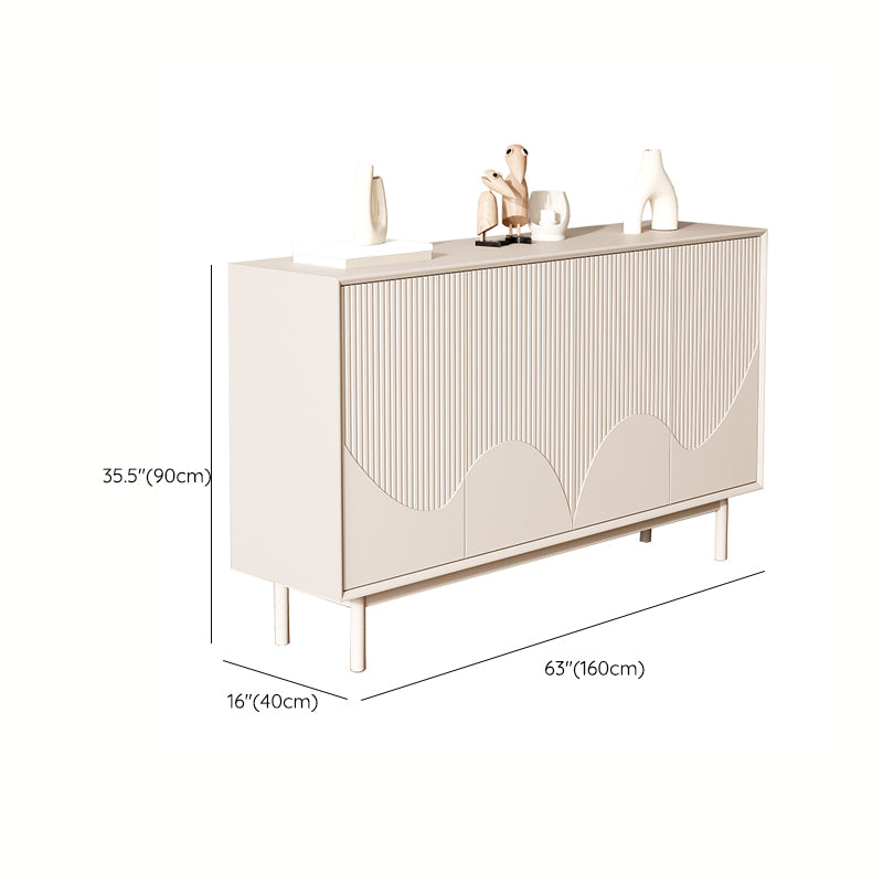 Modern and Contemporary Sideboard Wood Dining Buffet with Cabinets