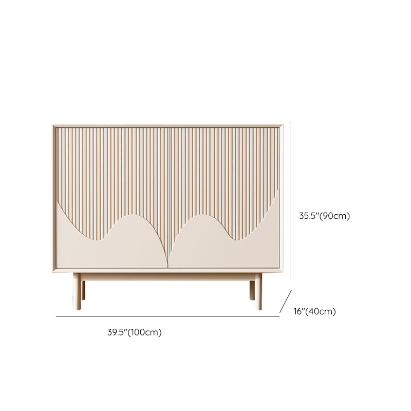 Modern and Contemporary Sideboard Wood Dining Buffet with Cabinets