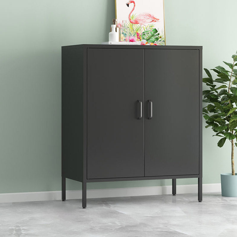 Glam Style Sideboard Steel Kitchen Sideboard Cabinet with Storage