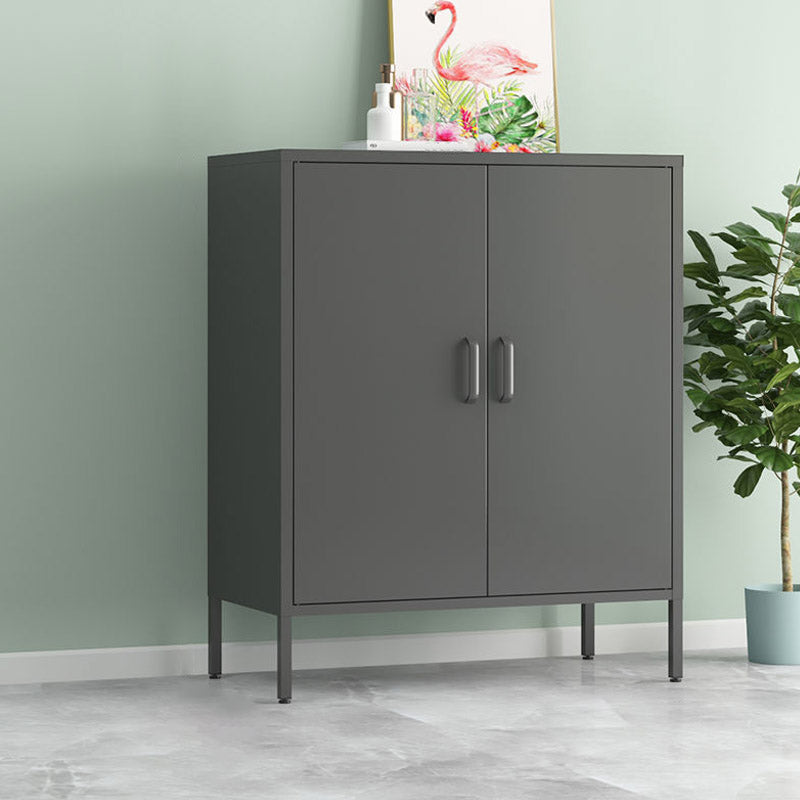 Glam Style Sideboard Steel Kitchen Sideboard Cabinet with Storage