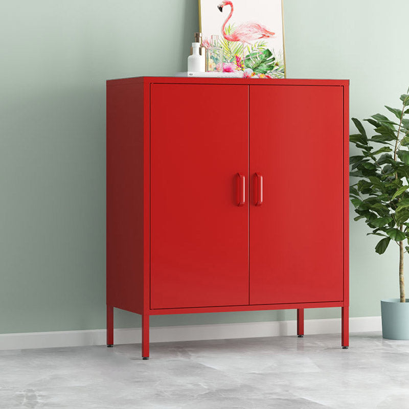 Glam Style Sideboard Steel Kitchen Sideboard Cabinet with Storage