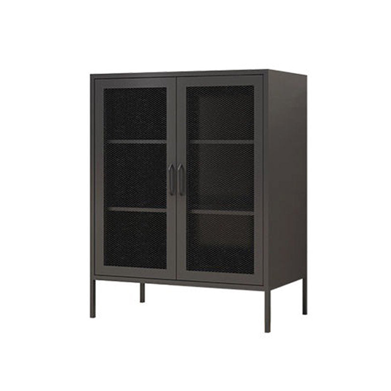 Glam Style Sideboard Steel Kitchen Sideboard Cabinet with Storage