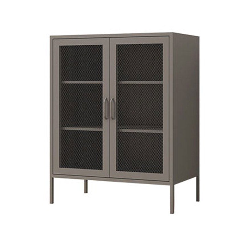 Glam Style Sideboard Steel Kitchen Sideboard Cabinet with Storage