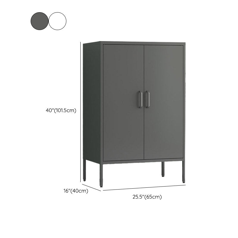 Glam Style Sideboard Steel Kitchen Sideboard Cabinet with Storage