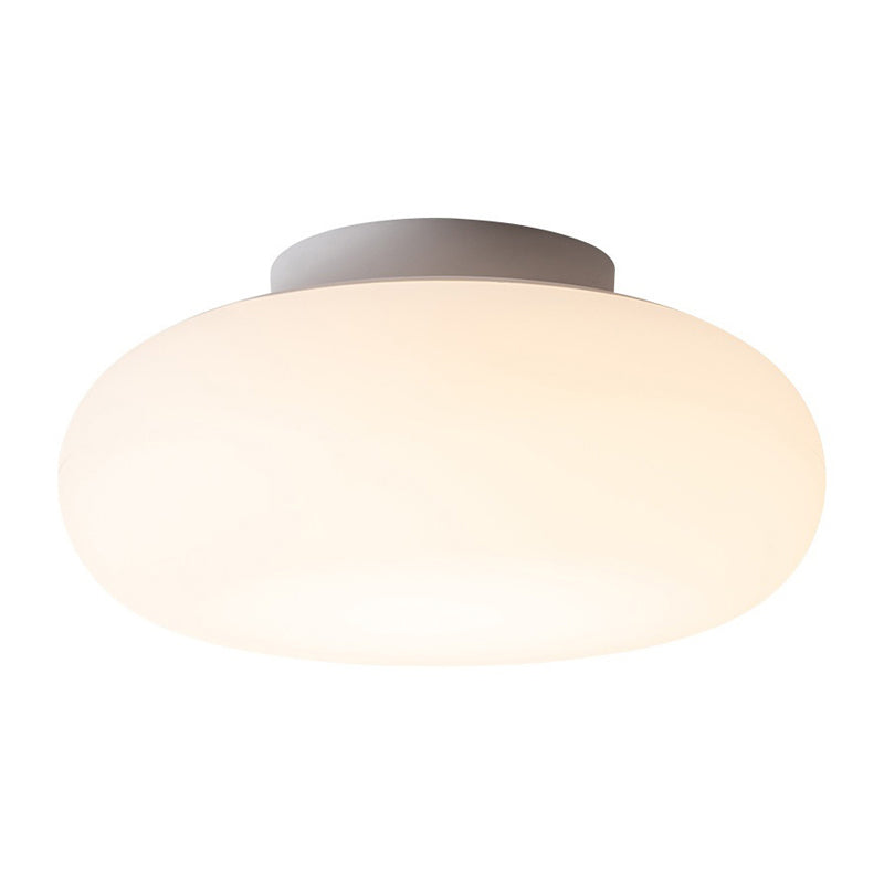 White Single Modernism Flush Mount Lighting LED Ceiling Light for Foyer