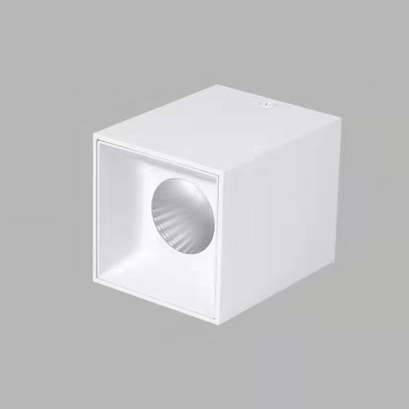 Cube 1 - Light Minimalist Flush Mount Contemporary Flush in Black / White