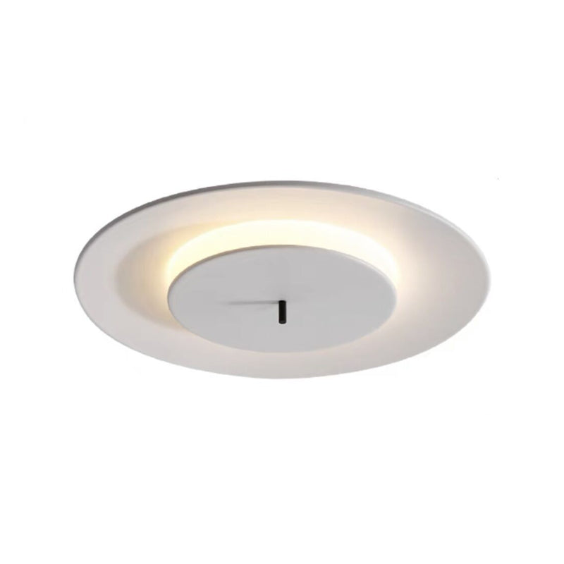 Nordic Round Ceiling Light Metal LED Flush Mount Lighting Fixture for Bedroom