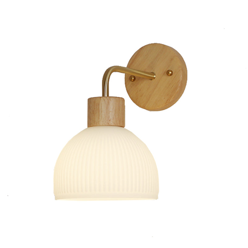 Simple Wall Light Fixture Wooden Wall Light Sconce for Bedroom