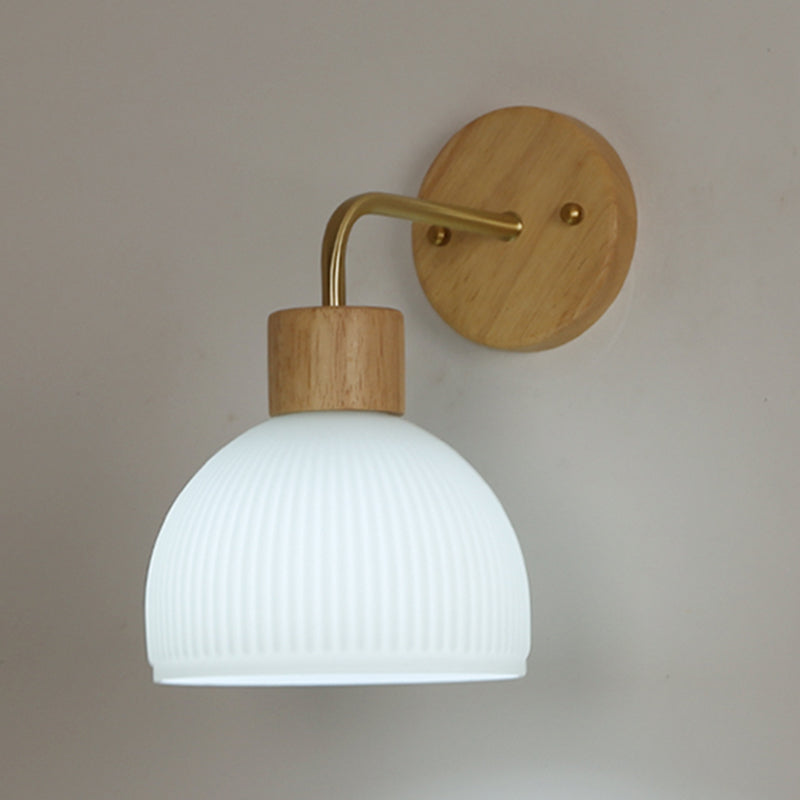 Simple Wall Light Fixture Wooden Wall Light Sconce for Bedroom