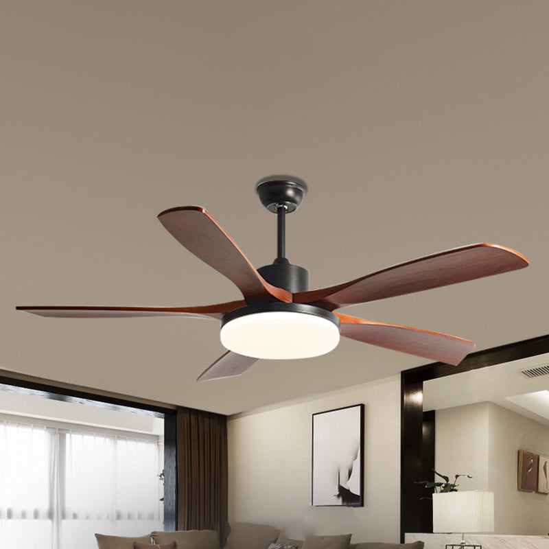 Nordic Ceiling Fan Light Fixture Wooden Ceiling Lamp for Bedroom