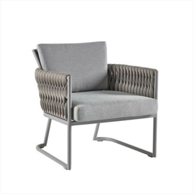 Metal Patio Sofa Modern Style Minimalist Terrace Villa Outdoor Patio Sofa