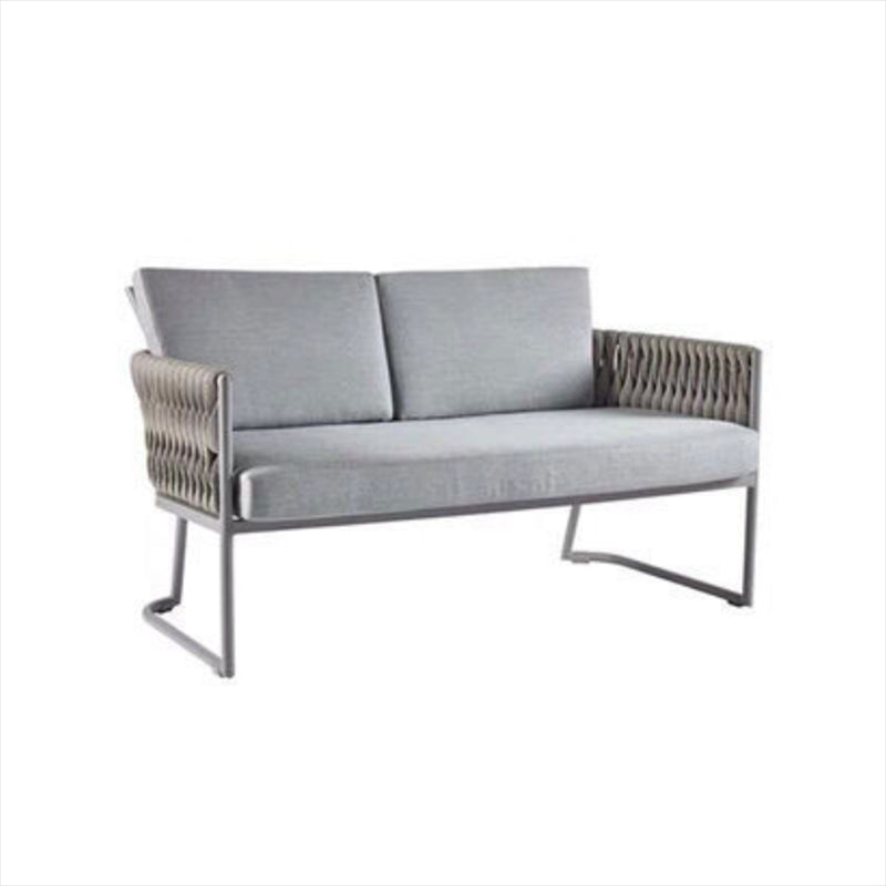 Metal Patio Sofa Modern Style Minimalist Terrace Villa Outdoor Patio Sofa