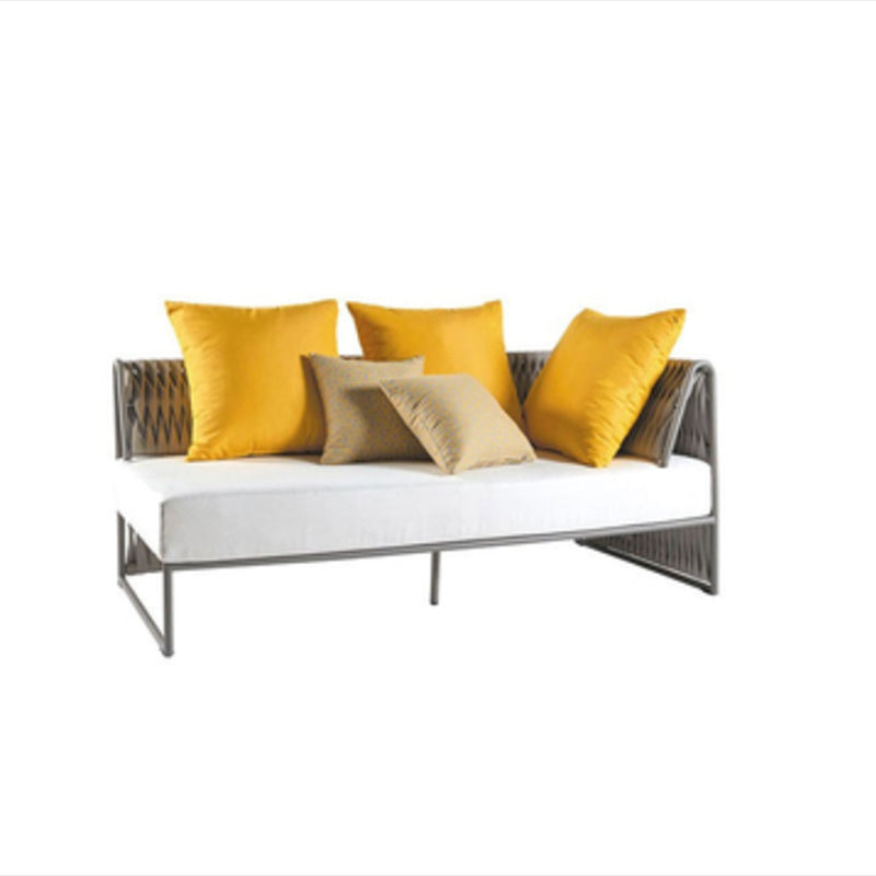 Metal Patio Sofa Modern Style Minimalist Terrace Villa Outdoor Patio Sofa