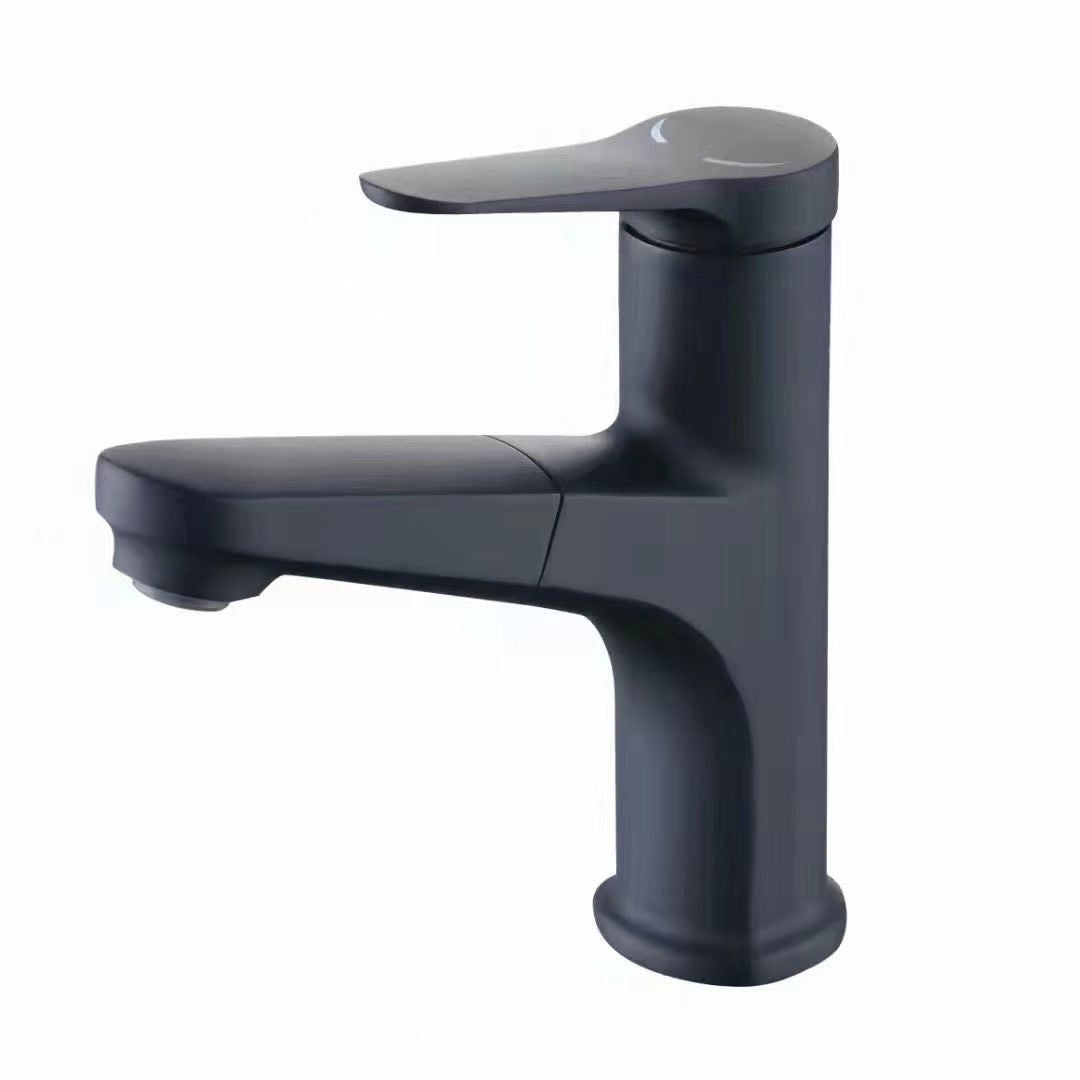 Modern Vessel Faucet Brass Lever Handle Swivel Spout Bathroom Vessel Faucet