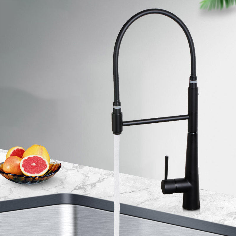 Modern Farmhouse Kitchen Faucet Pull down One Handle High Arch Water Filler