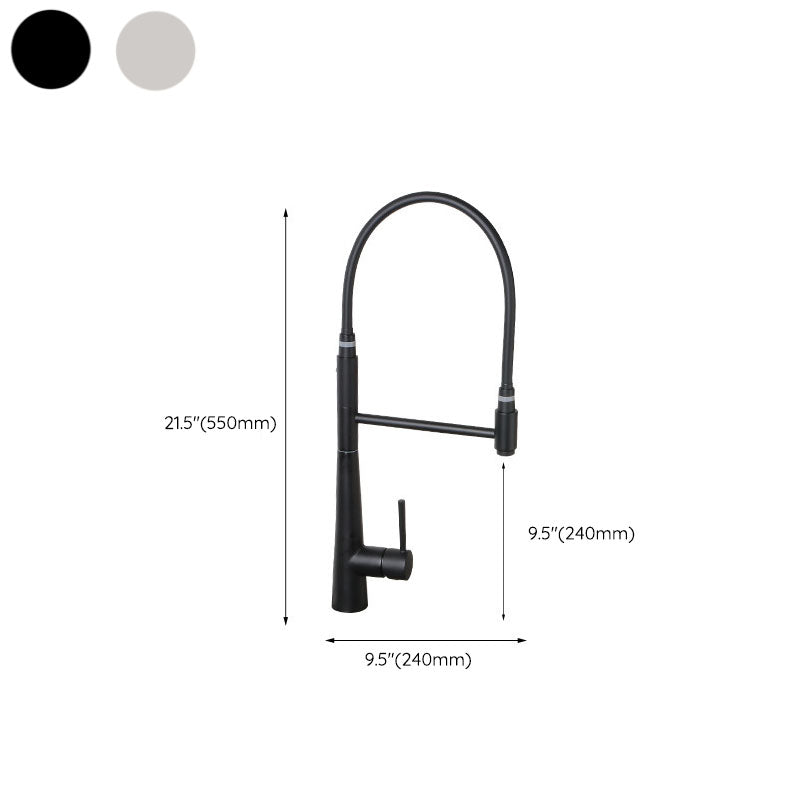 Modern Farmhouse Kitchen Faucet Pull down One Handle High Arch Water Filler