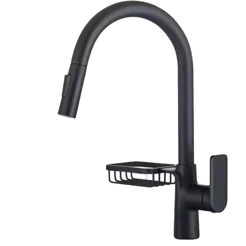 Modern 1-Handle Faucet Copper with Pull out Sprayer with Water Dispenser Faucet